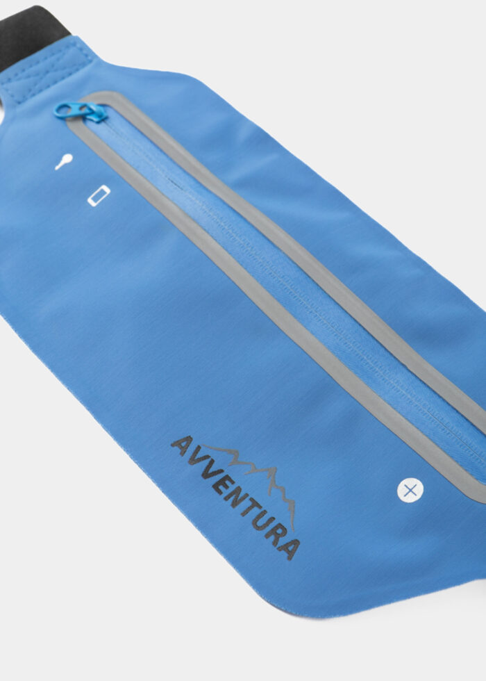 Blue Reflective Running Waist Bag - Image 2