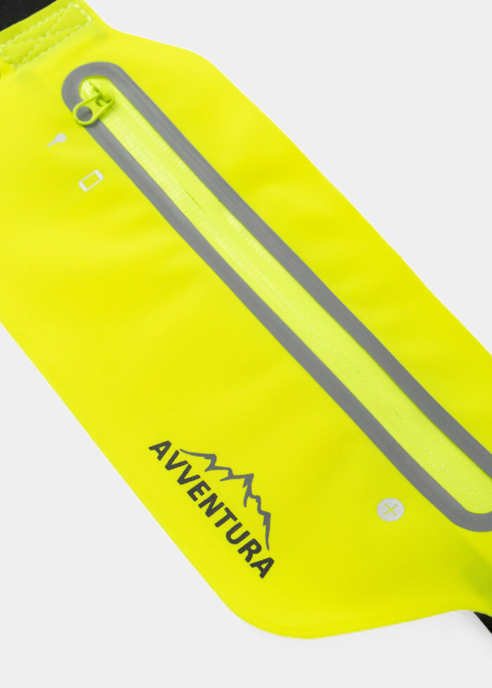 Yellow Reflective Running Waist Bag - Image 2