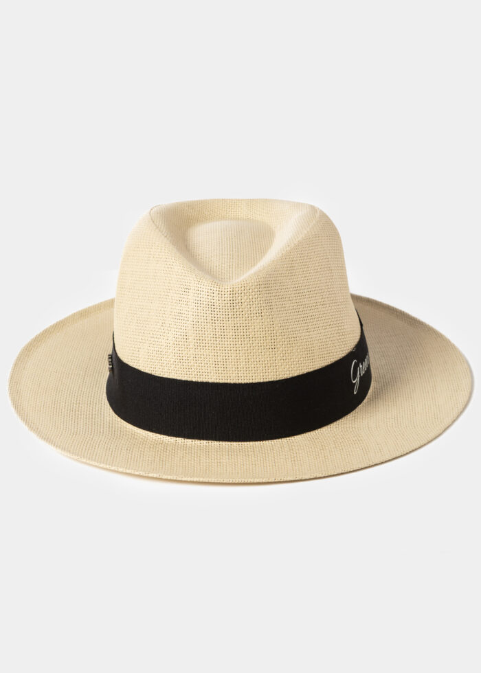 Beige "Greece" Panama Style Hat - Image 2