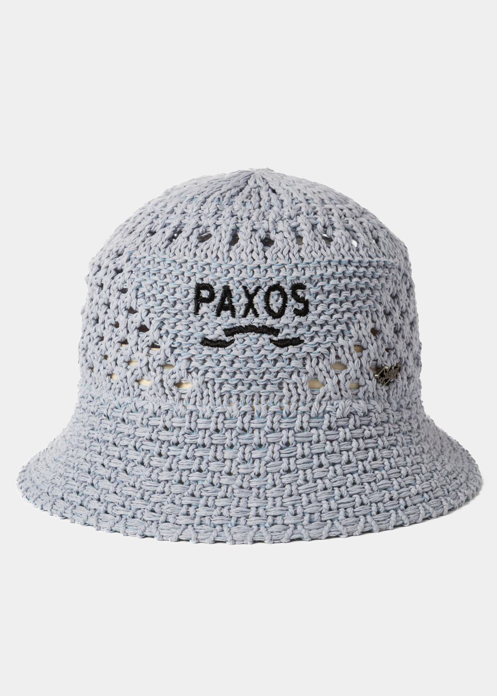 G28A6797 copy Light Blue "Paxos" Knitted Bucket Hat - Image 1