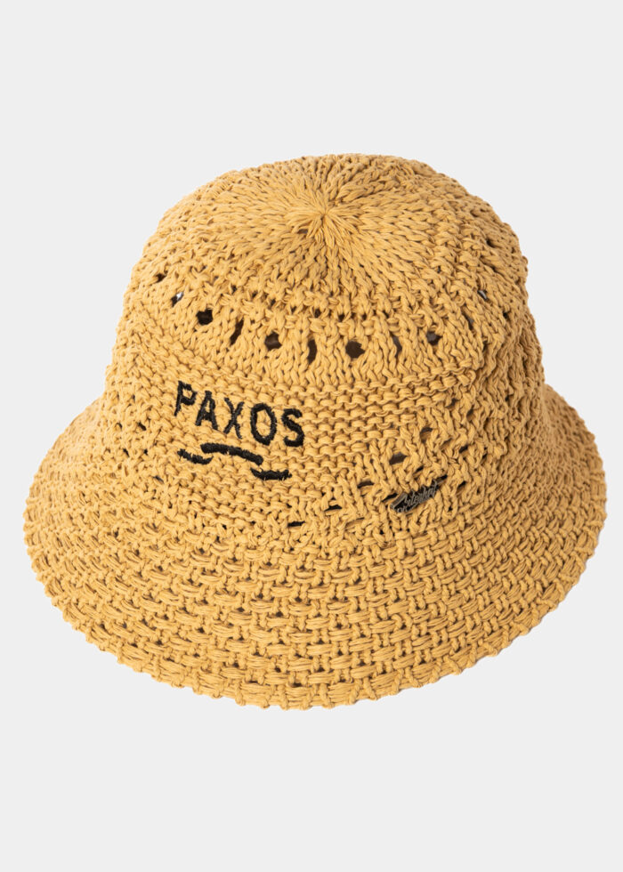 Brown "Paxos" Knitted Bucket Hat - Image 2
