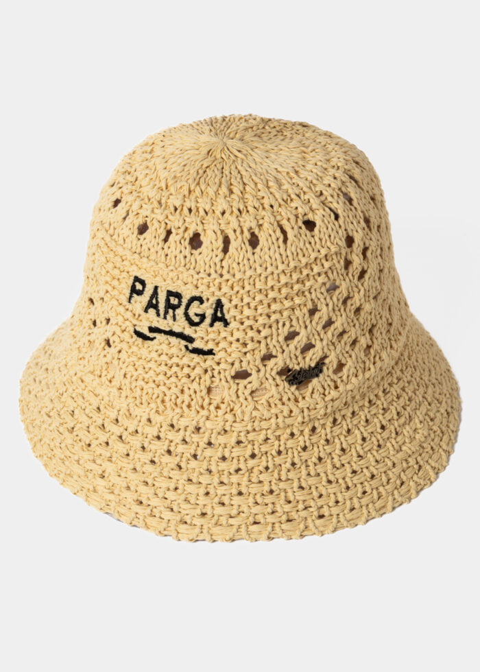 Beige "Parga" Knitted Bucket Hat - Image 2