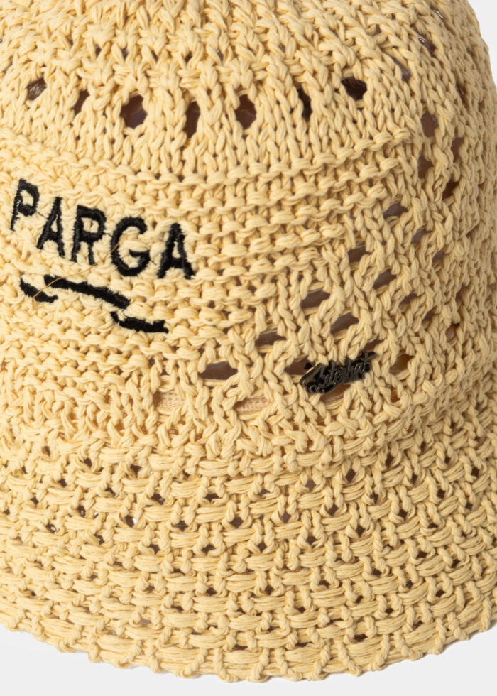 Beige "Parga" Knitted Bucket Hat - Image 3