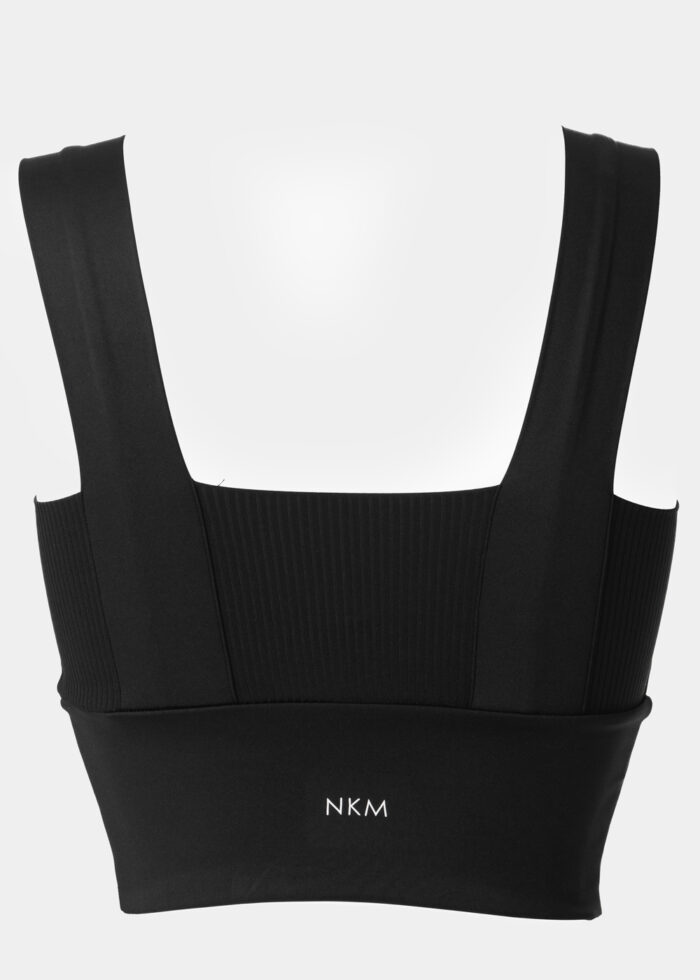 Black Ribbed Top - Image 2