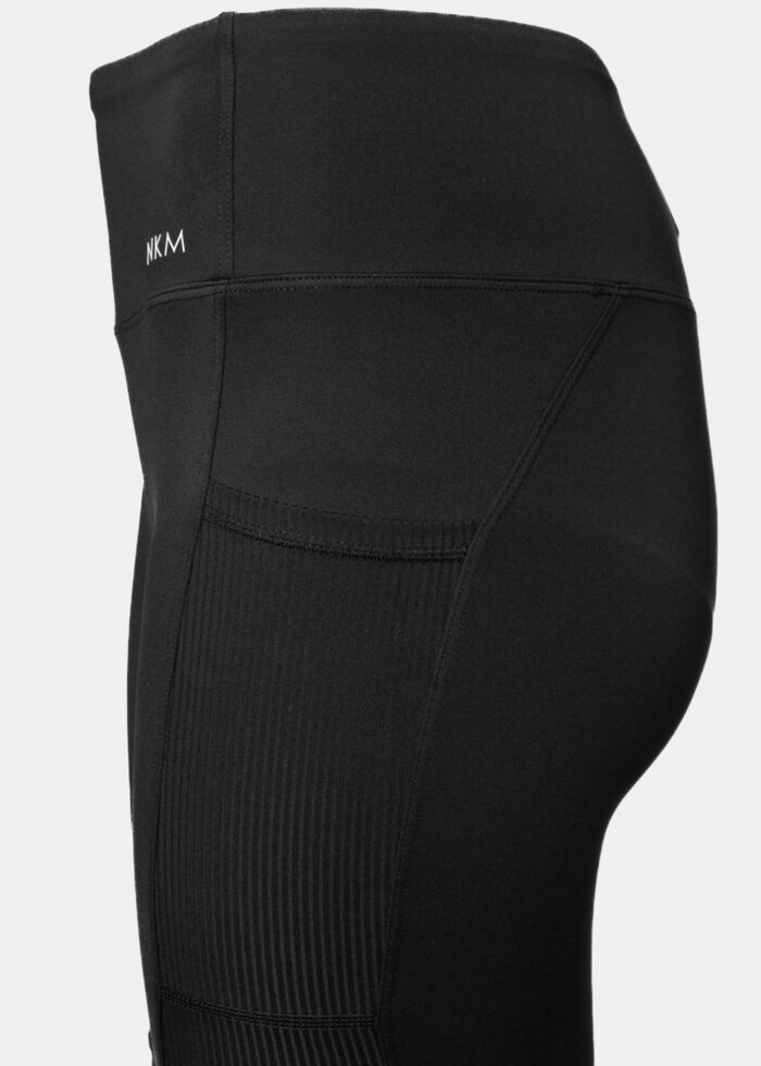 Black Biker Shorts w/ Side Pockets - Image 3