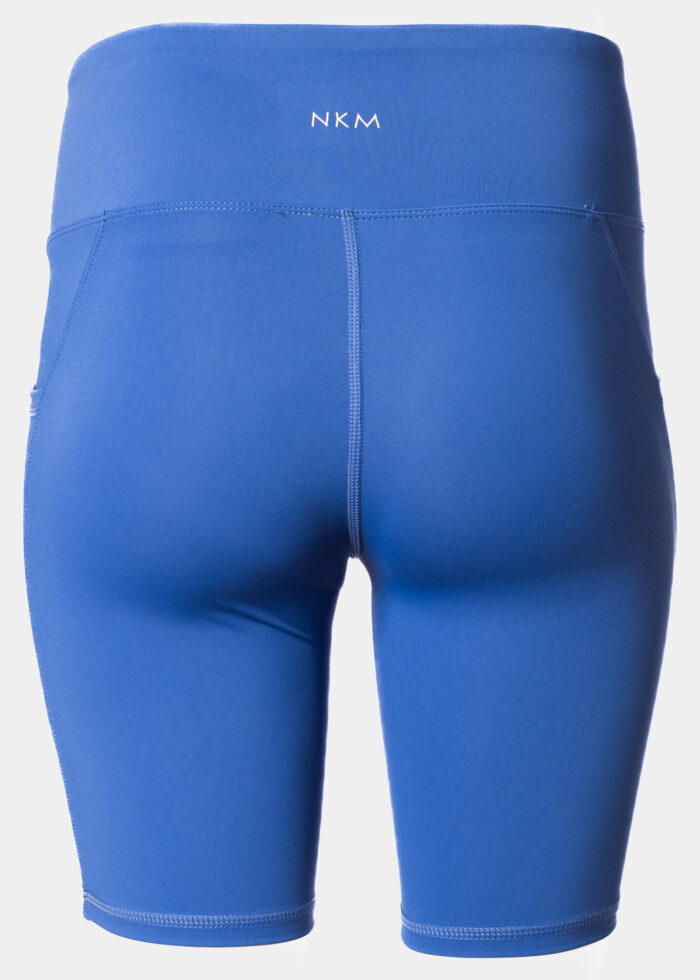 Royal Blue Biker Shorts w/ Side Pockets - Image 2