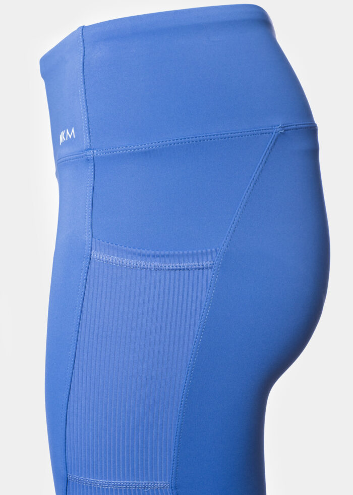 Royal Blue Biker Shorts w/ Side Pockets - Image 3